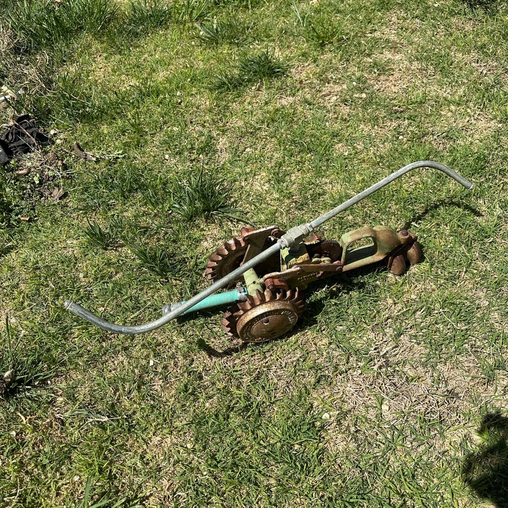 Vintage National Walking Lawn tractor sprinkler